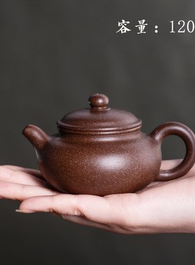 120mL Yixing Zisha Teapot Famous master pure handmade Retor