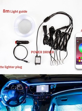 Led Car Interior Decorative Ambient Light Backlight EL Neon