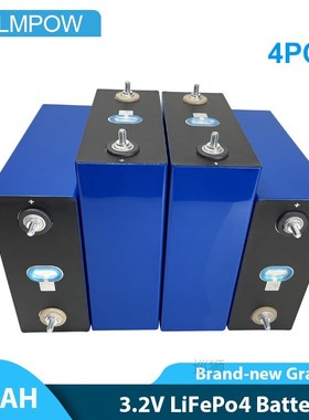 4pcs 3.2V 100Ah 200Ah 280AH 320Ah LiFePO4 Battery Pack Lithi