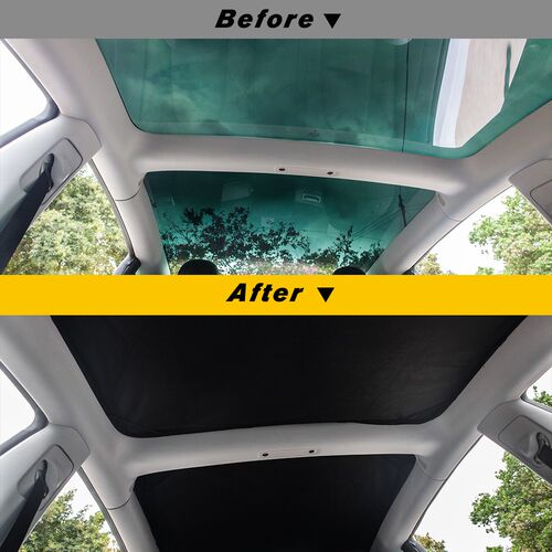 Roof Skylight Shades Protector Sunshade Car Sun Visor Rear F