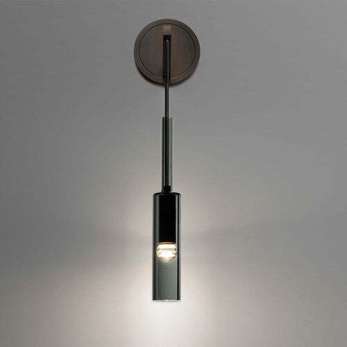 Post modern copper luxury glass wall lamp living room backgr