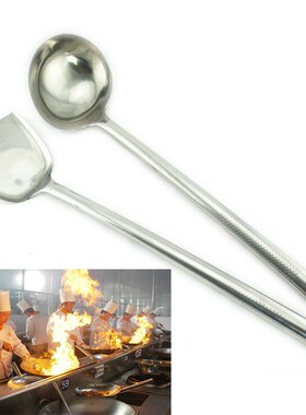 Heat-Resistant cocina utensilios de metal big spatula Stainl