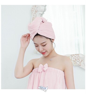 Magic Microfiber Hair Fast Drying Dryer Towel Bath Wrap Hat