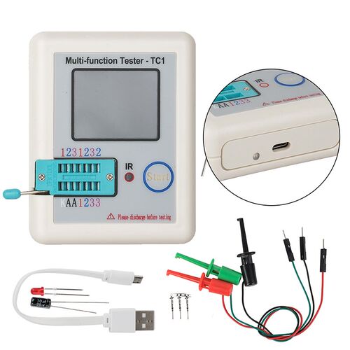 LCR-TC1 Transistor Tester ESR Diode Triode Capacitance MOS/P