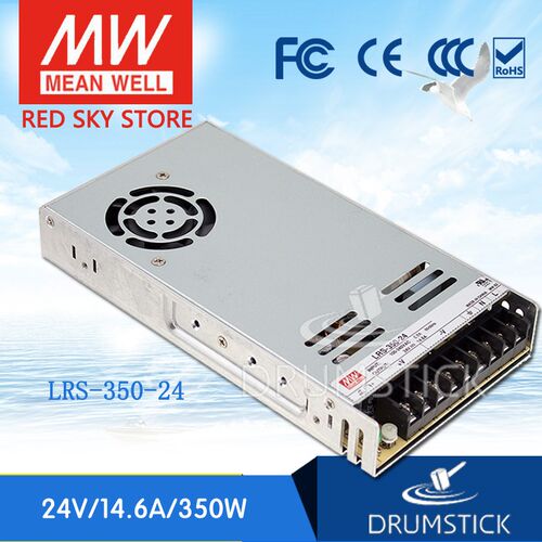 Steady MEAN WELL LRS 350 24 24V 14.6A LRS 350 350.4W Single
