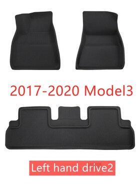 For Tesla Model 3 car waterproof non-slip floor mat TPE XPE