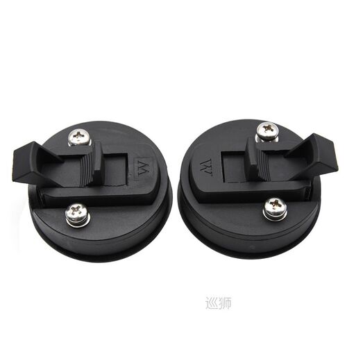 4 Pieces Black 2inch Round Flush Pull Slam Latch Lift Slam L