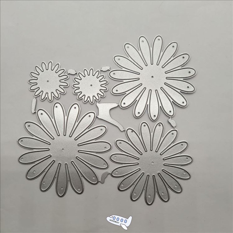 5pcs/Set Craft Dies Flower Decor Metal Cutting Dies Scrapboo