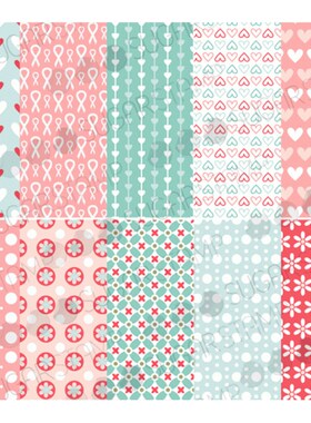 Mix Pattern Sugar Stamp Transfer Paper For Cake Decoration,