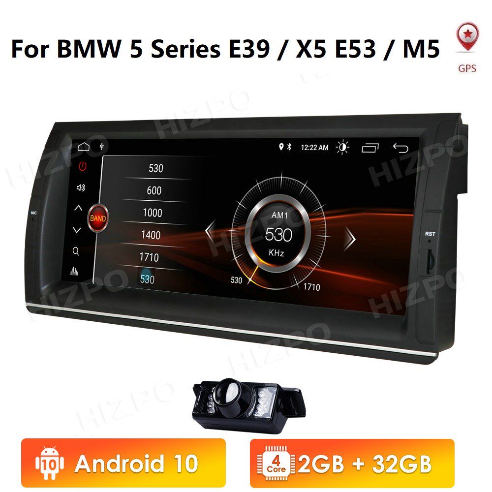 android 1din Car Autoradio head unit  BMW E39 E53 X5 M5 GPS - 实物图