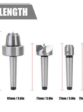 Heavy Duty Live Morse Taper Bearing Tailstock Center  CNC Cu