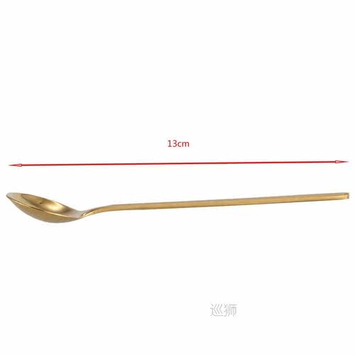 12pcs/Set Round Shape Coffee Spoon Stainless Steel Mini Teas
