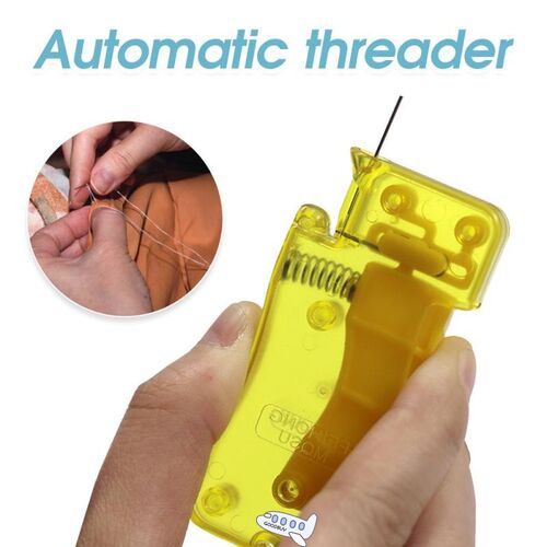 DIY Sewing Needle Threader Hand-push Machine Sewing Automati