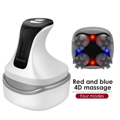 4D Electric Head Massager Wireless Scalp Massage IPX7 Waterp