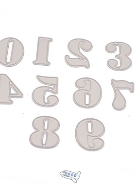 Big Digital Set Die Cut Numeral Number Metal Cutting Dies St