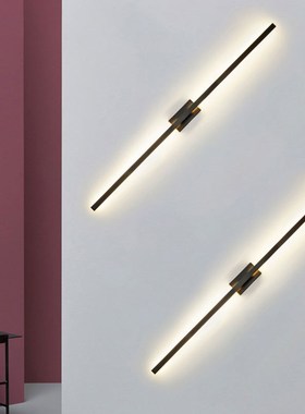 Nordic Black Led Wall Sconce Lamp Modern Mirror Light Fixtur