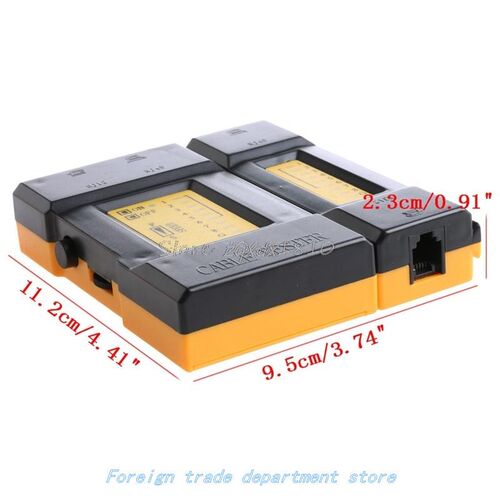 Speed Compute Network Cable Tester RJ45 + RJ11 Lan Wire Ethe