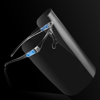 1Pcs Faceshield Transparent Full Face Cover Onion Goggles S