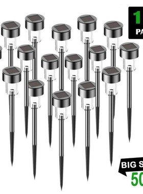 Solar Pathway Lights 16 Pack Led Walkway Lights Stainless St