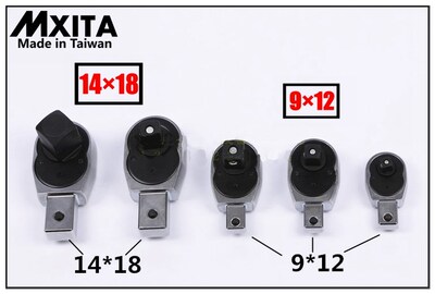 Open torque wrench insert Ratchet Insert Tools head 9X12 14X