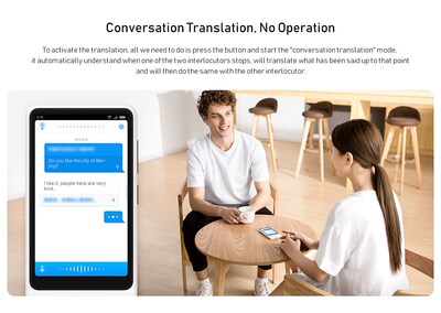 Xiaomi Mijia Translator Smart 18 Language AI Automatic Inte
