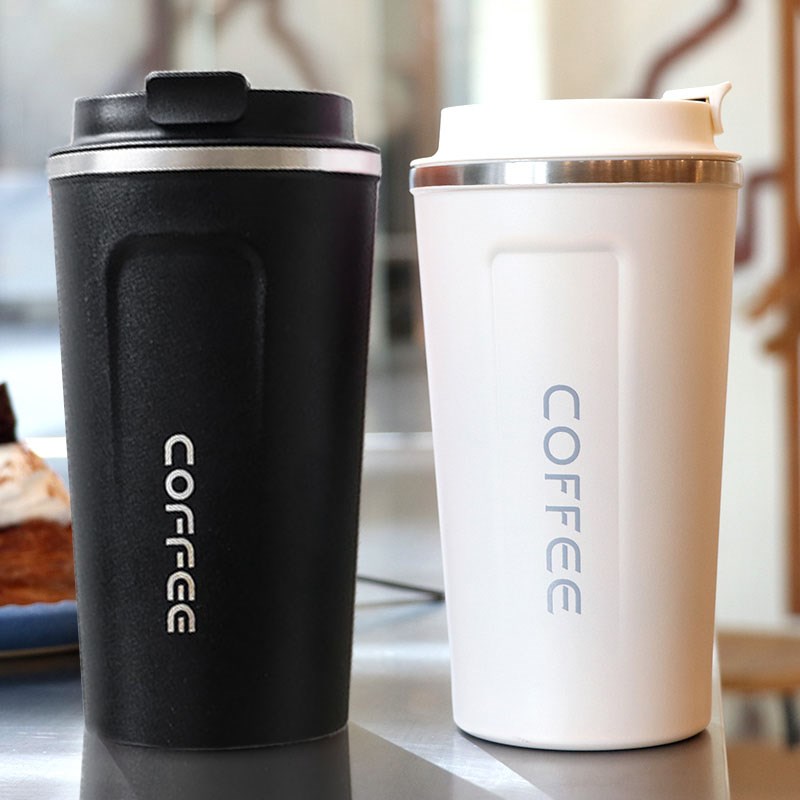 380/510ML Stainless Steel Travel Coffee Mugs With Lid Dobble