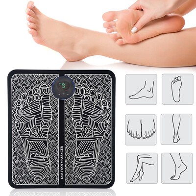 Drop Shipping Electric Foot Massager EMS Fisioterapia Mat Ma