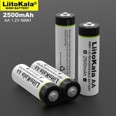1.2V AA 2500mAh Ni-MH Rechargeable Battery for Temperature G