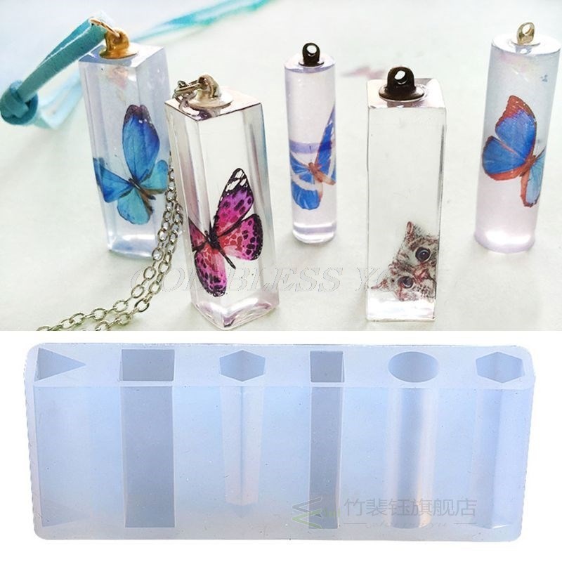 *1Pc Liquid Silicone Mold For DIY UV Expoxy Resin Pendant Ne