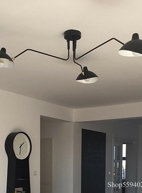 Retro  Pendant Lamps Nordic Industrial Simple LED Chandelier