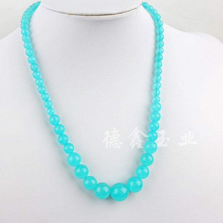 种花家无事牌杂石塔链玉石项链紫水晶云南七彩玉项链天河石马来玉