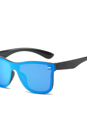 日本portney bell欧美潮流一体街拍百搭米订连体眼镜 时尚骑行