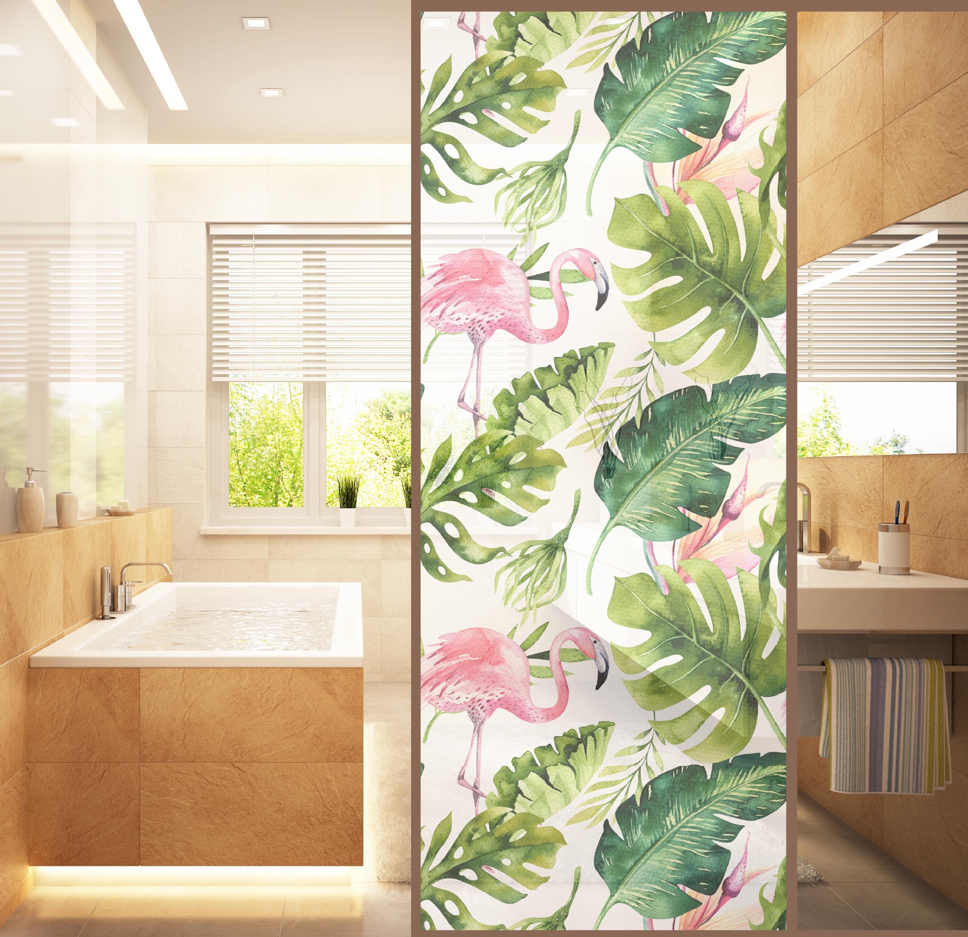 新款 3d防刮无胶静电隐私玻璃贴遮光贴卫生间浴室玻璃门贴纸120c