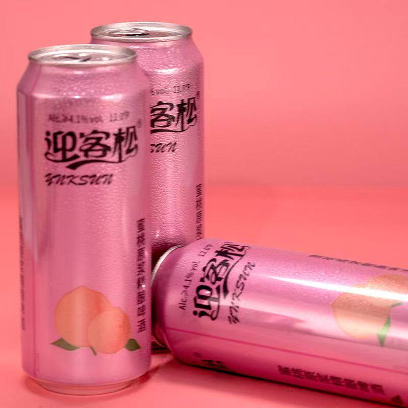 迎客松蜜桃原浆精酿啤酒500ml