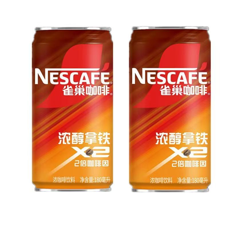雀巢即饮咖啡浓醇拿铁180ml*24罐
