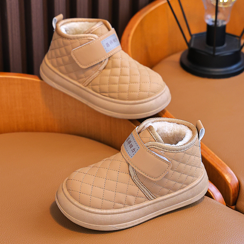 儿童雪地靴男女童冬季防水