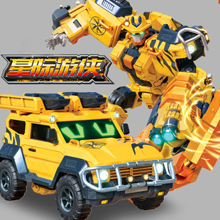星际游侠S炫卡斗士3新玩具第三季钢鞭变形机器人金刚儿童男孩旋.
