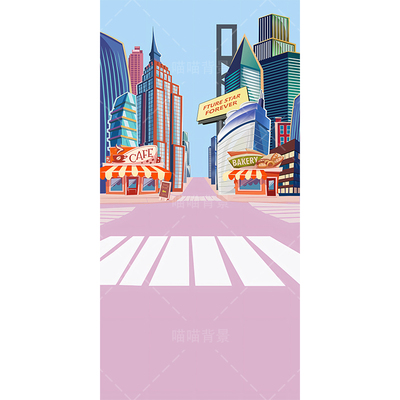 新款疯狂动物城儿童摄影写真背景布迪士尼周岁宝贝可爱儿童摄影朱迪狐尼克写真照相馆背景纸影楼影棚MH-2103