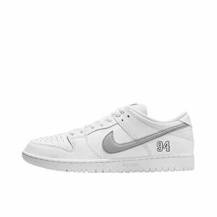 Nike Dunk 板鞋 经典复古百搭 Supreme联名/SB/白色   HQ8487-100