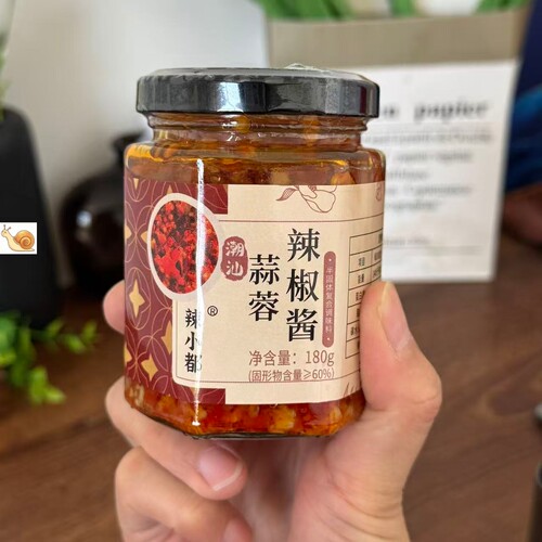【严选】广东潮汕蒜蓉辣椒酱罐装家用汤粉猪脚饭肠粉辣椒下饭菜厨