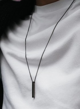 classic Pendant Necklace for men women Stainless Steel chain