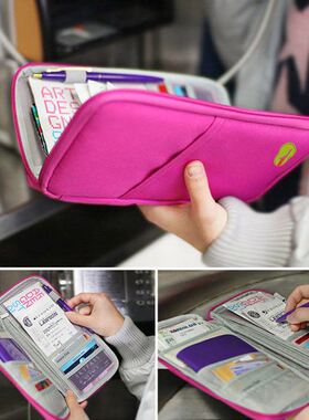 Travel Wallet Passport Credit ID Card Holder Organizer Cash