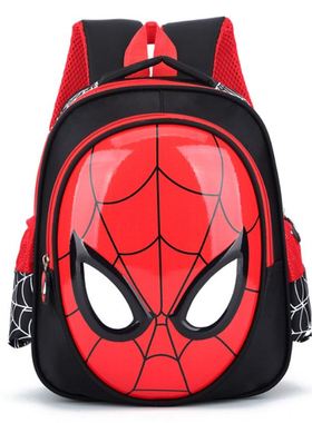 Child Spiderman Book bag Kids Shoulder Bag Satchel Knapsack