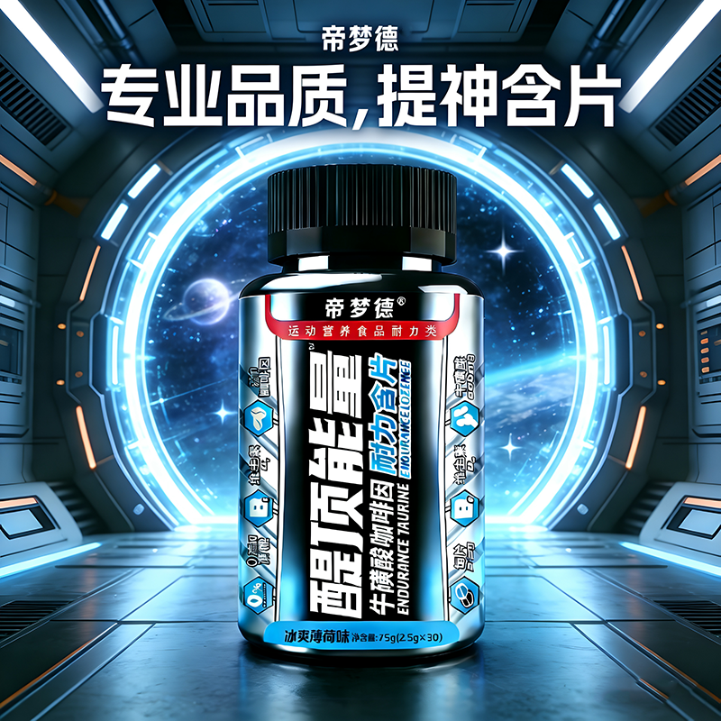 帝梦德能量含片提神咖啡因片氮泵健身运动非肌酸粉支链氨基酸BCAA