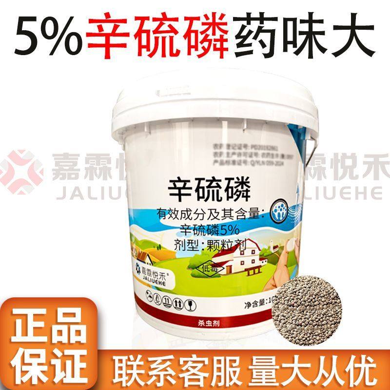 5%辛硫磷颗粒地下害虫杀虫剂玉米螟农药土壤杀虫剂农药颗粒剂正品