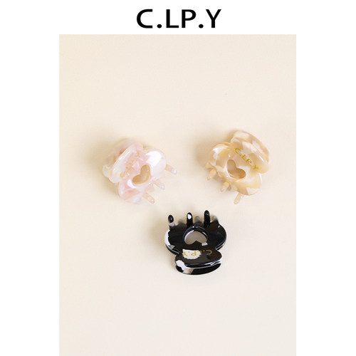 CLPY小号爱心镂空小抓夹