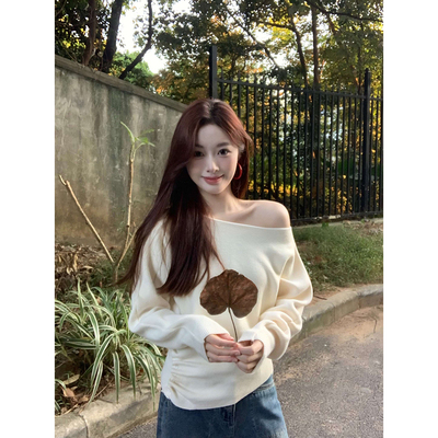 已到货 针织衫女秋冬高级感慵懒软糯毛衣收腰显瘦内搭打底上衣女