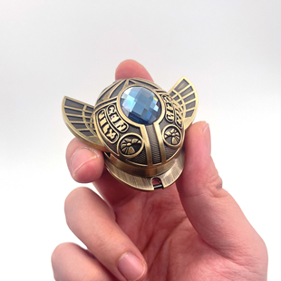 减压潮玩丨古埃及丨圣甲虫宝石EDC解压玩具开甲磁力推牌指尖陀螺