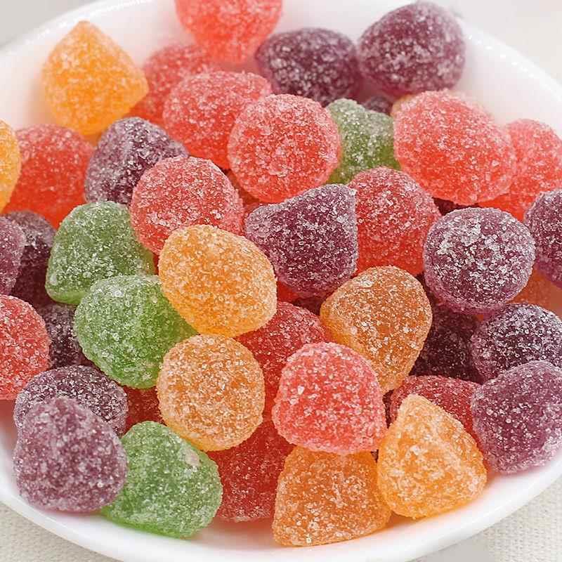 新货维C果汁软糖70g瓶混合水果味糖橡皮糖儿童维生素C糖酸甜Q糖果