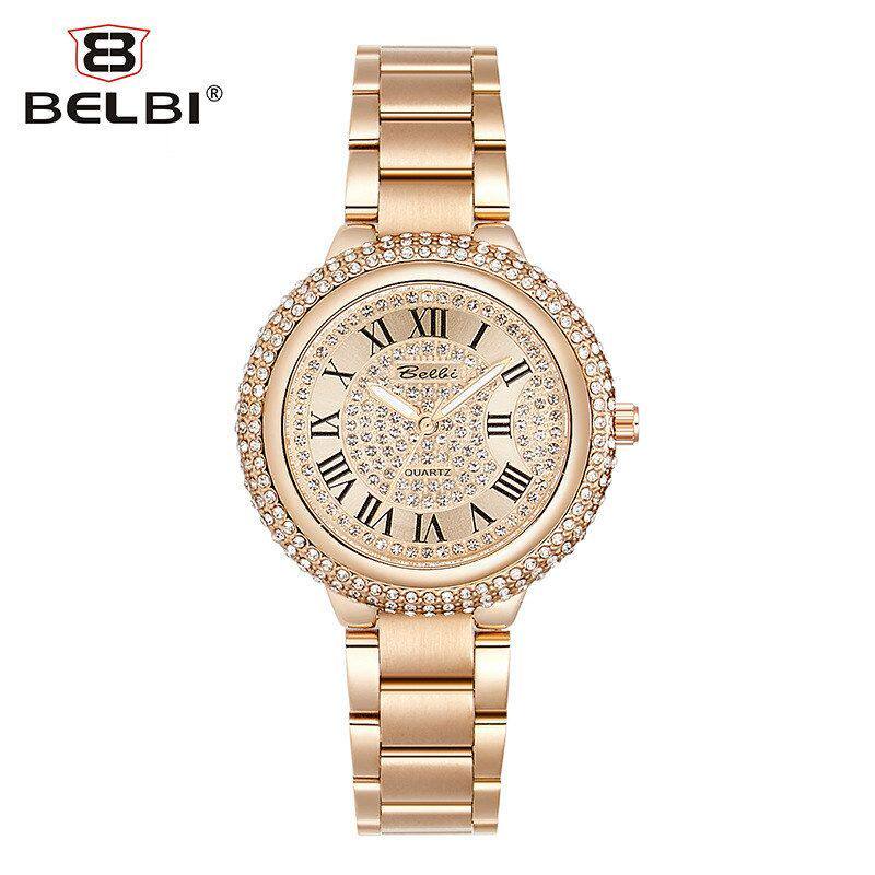 标比标比品牌时尚小众高级感小罗马表盘女士手表